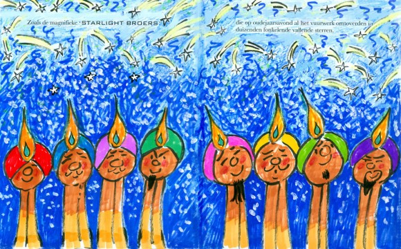 Page 2 Like the magnificent 'STARLIGHT BROTHERS' - Page 3  – who on New Years eve magically turned all the fireworks into thousands of sparkling shooting stars.